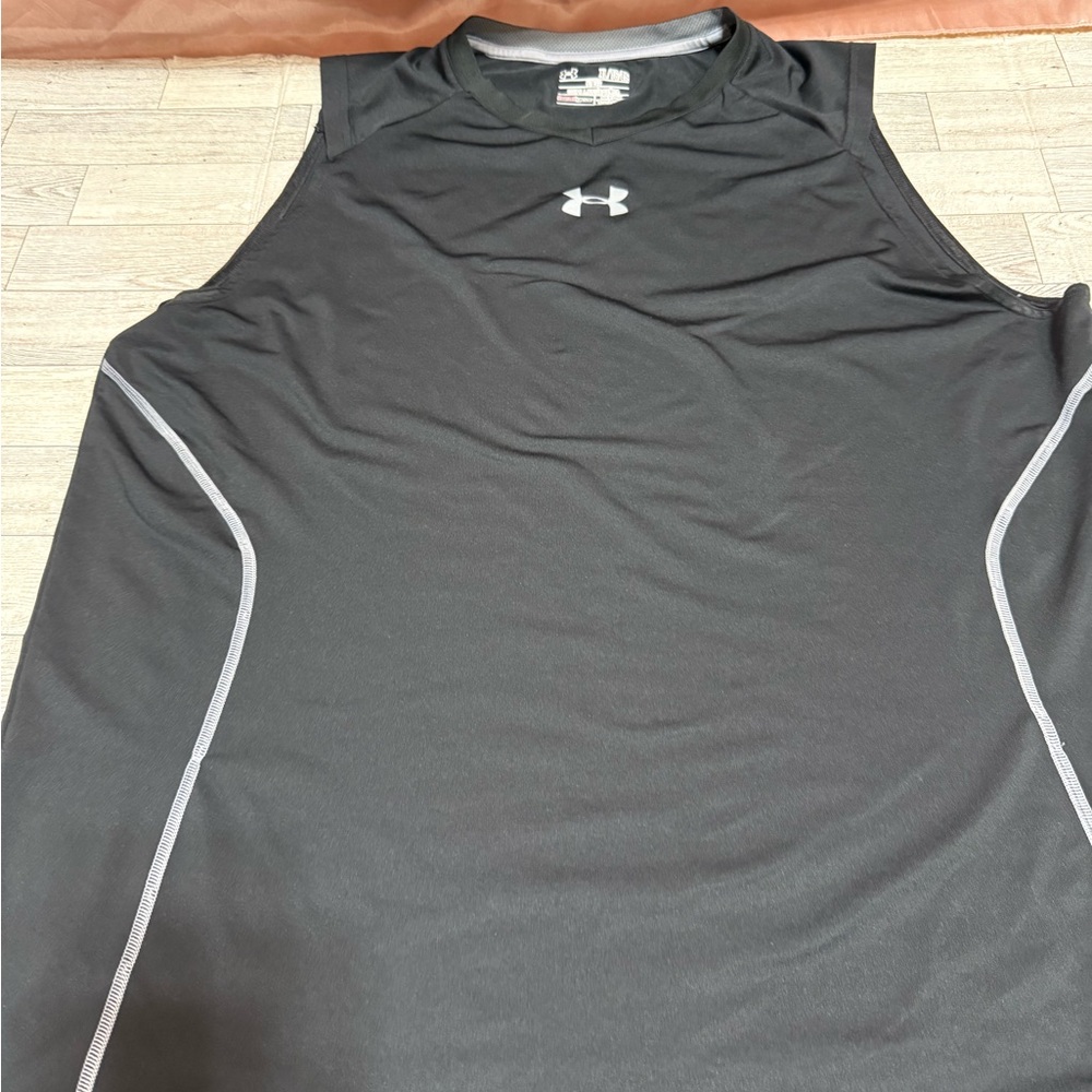 Under Armour Men's Charcoal Sleeveless Tank XL